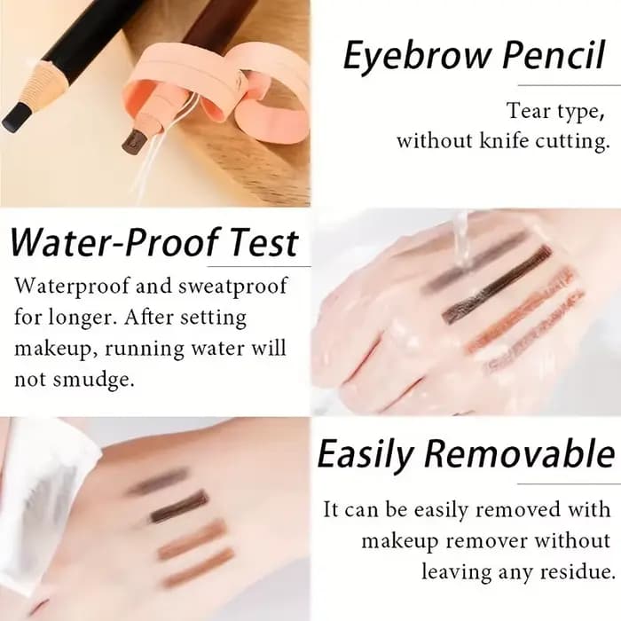 Crayon pour les yeux à nervures détachables