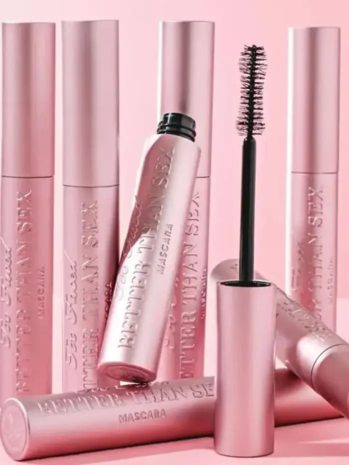 Better Than Sex Mascara maquillage grands yeux nourrir imperméable à l'eau résistant à la sueur folle Long Volume rose