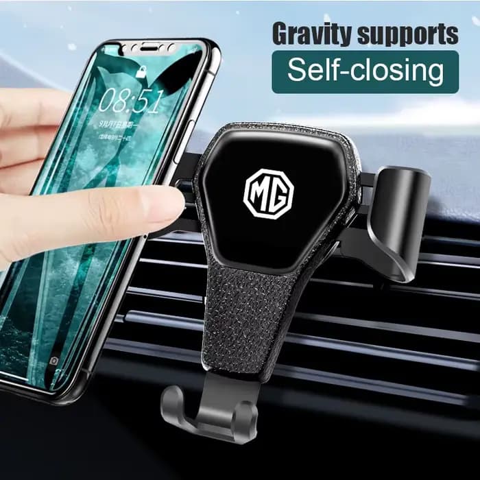Support de téléphone pour voiture, Clip de ventilation sur GPS, accessoires pour MG ZS MG4 MG5 MG7 MG3 MG6 HS Cyberster Hector Gloster ES5 ZST EZS