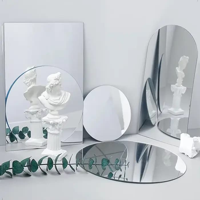 Miroir de Maquillage Décoratif en Acrylique de Style Coréen Ins