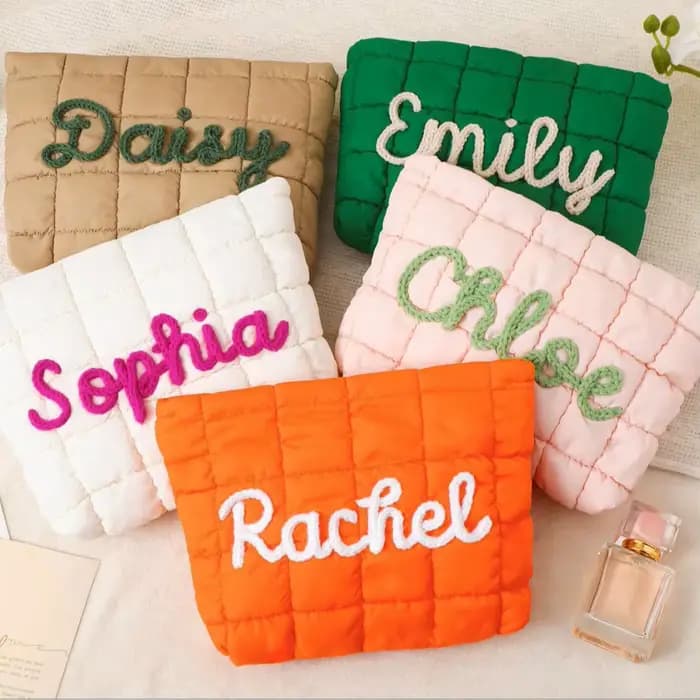 Pochette à maquillage personnalisée