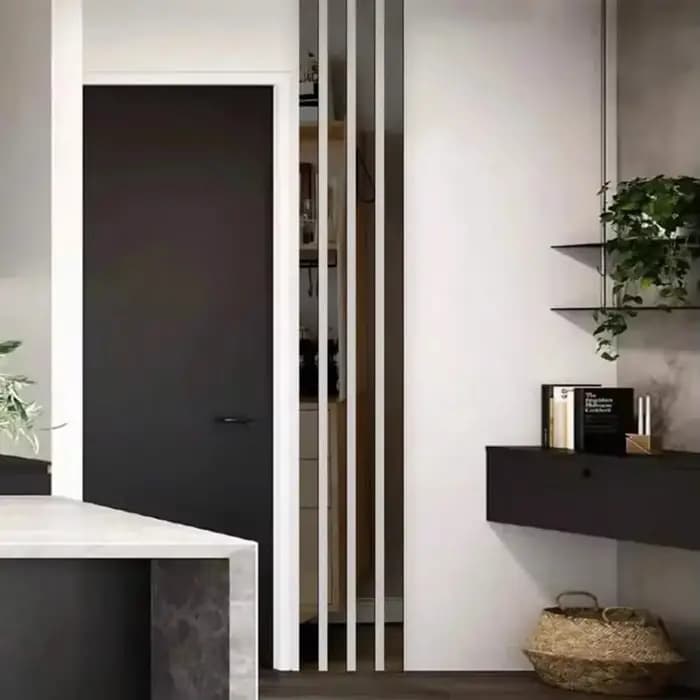 Bande décorative en titane de 5 m de long, miroir métallique, auto-adhésive, pour bordure de plafond, bande plate en acier inoxydable