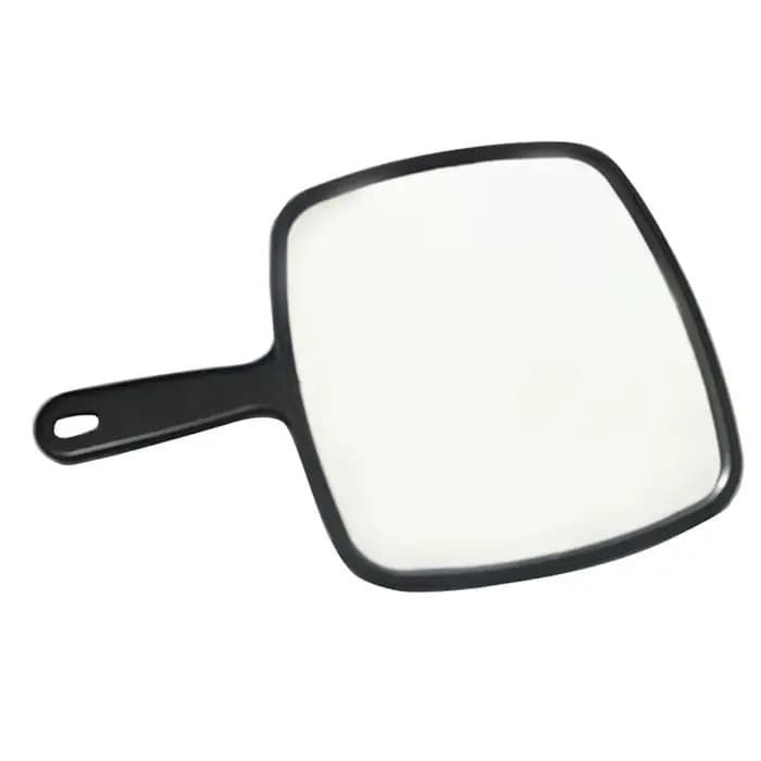 Miroir de coiffeur professionnel avec poignée