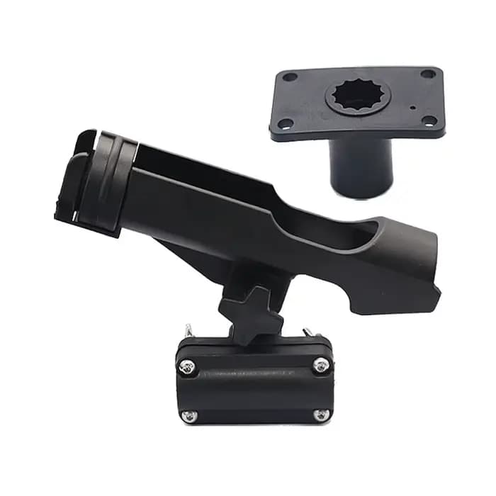 Accessoires de pêche pour bateaux : Support rotatif pour canne à pêche, fixation pour bateaux, yachts, planches et kayaks