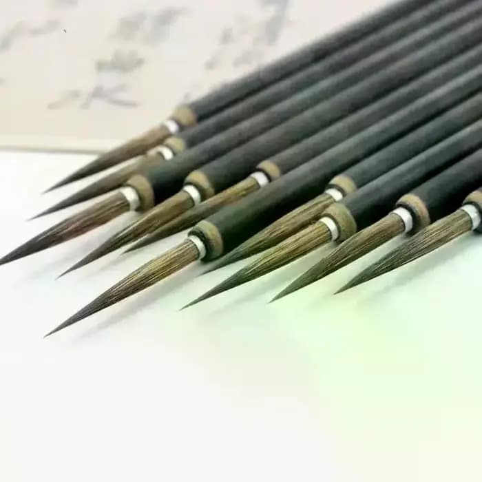 Ensemble de pinceaux de calligraphie chinoise traditionnelle |   Matériel de peinture et d'écriture pour artistes débutants et professionnels