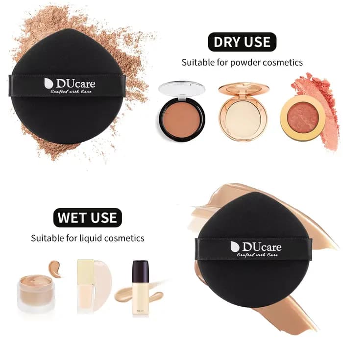 DUcare Kabuki pinceau de fond de teint pour maquillage liquide