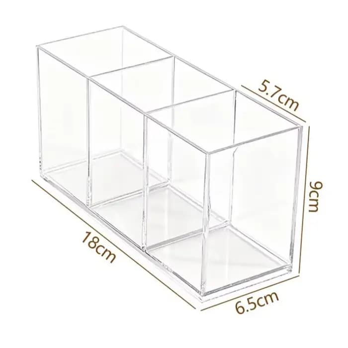 Boîte de rangement pour pinceaux de maquillage