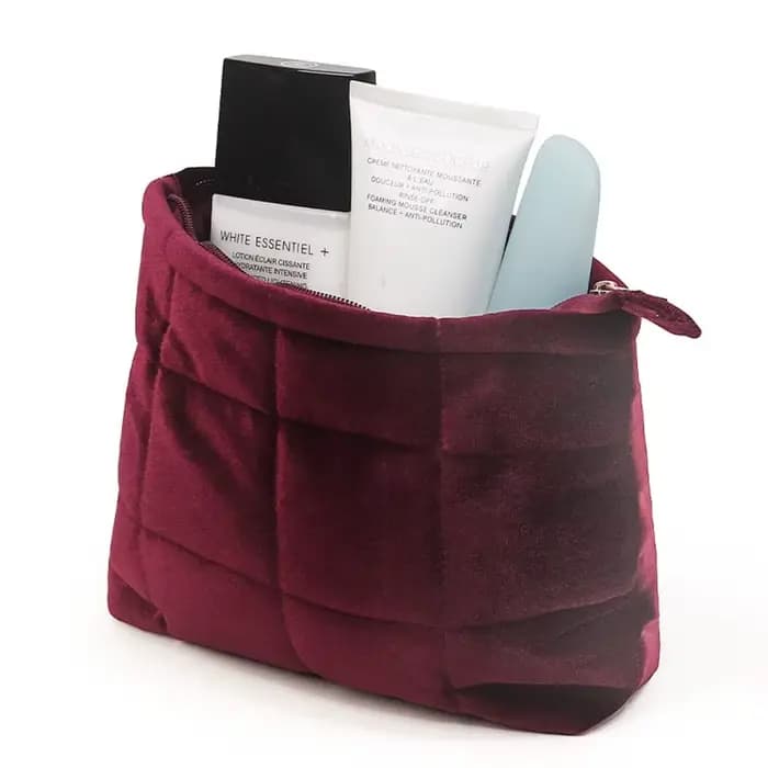 Sac à cosmétiques Portable en velours