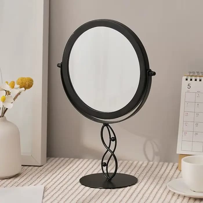 Miroir de maquillage de chambre en or