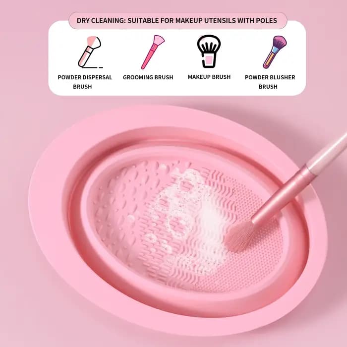 Outil de nettoyage de brosse de maquillage