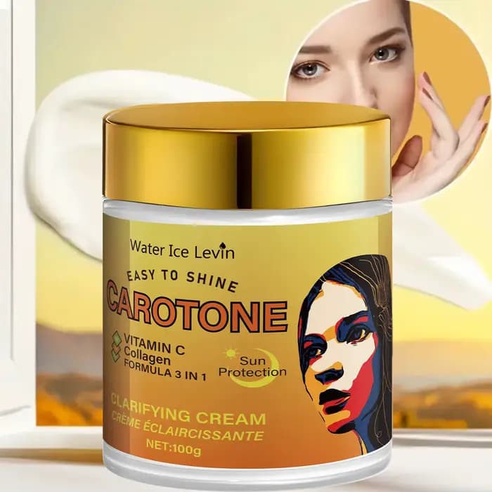 Avec Vitamine C + Collagène & protection solaire pour clarifier l'éclataire et une éclatage cutanée longue durée. 100g