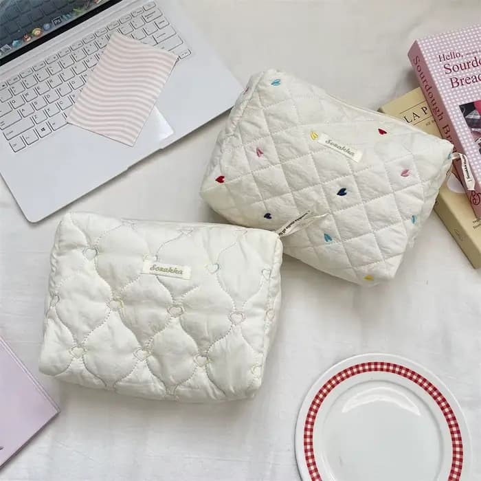 Nouveau motif de fleur femmes trousse de maquillage articles de toilette organisateur de cosmétiques sac à fermeture
