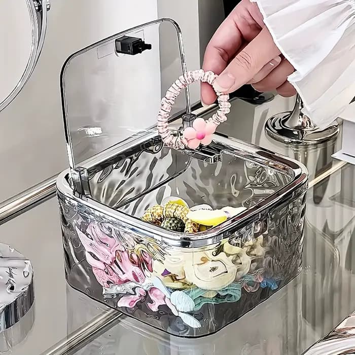 Boîte de rangement d'accessoires pour cheveux