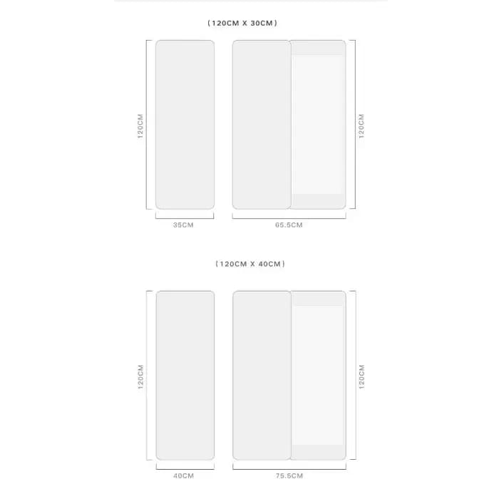 Miroir d'ornement blanc Design moderne