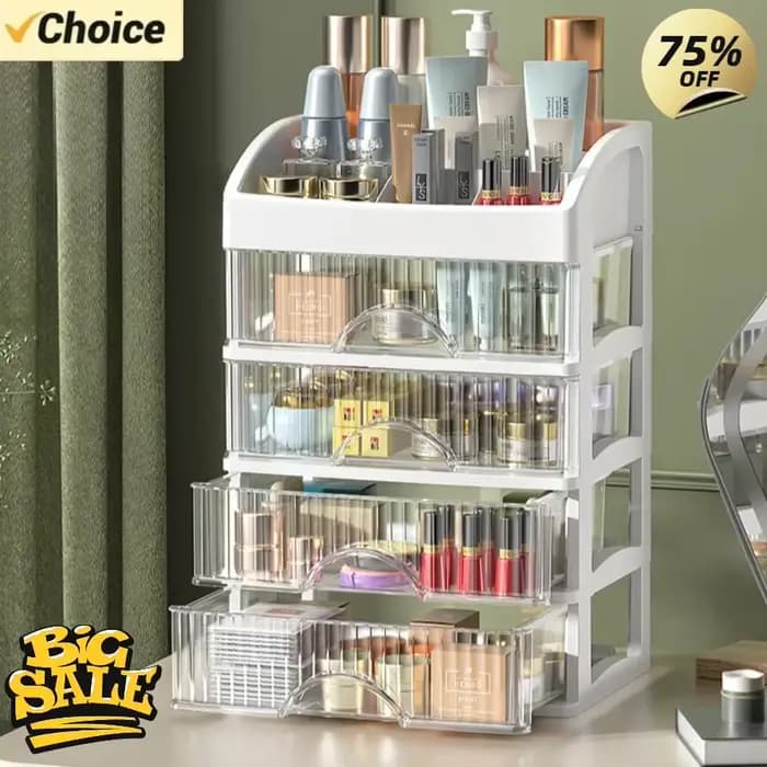 Boîte de rangement de maquillage à 5 couches