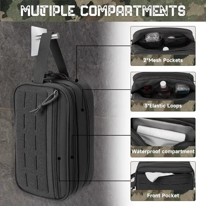 Trousse de toilette tactique pour hommes