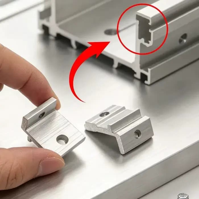 20/1 Sets Accessoires de fixation pour panneaux latéraux, Pièces de fixation pour profilés en aluminium, Supports de fixation pour séries 2020 3030 4040, Matériel de bricolage
