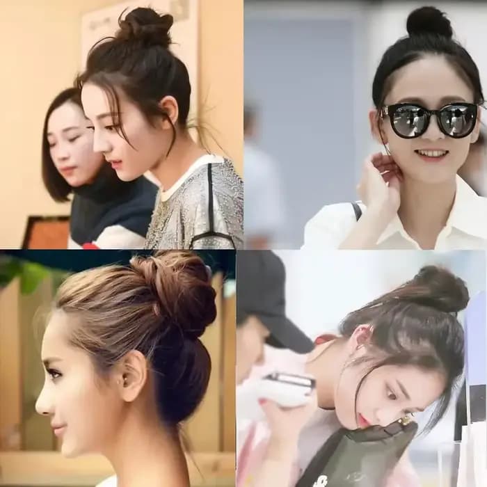 Artificiel astique à cheveux pour chignon
