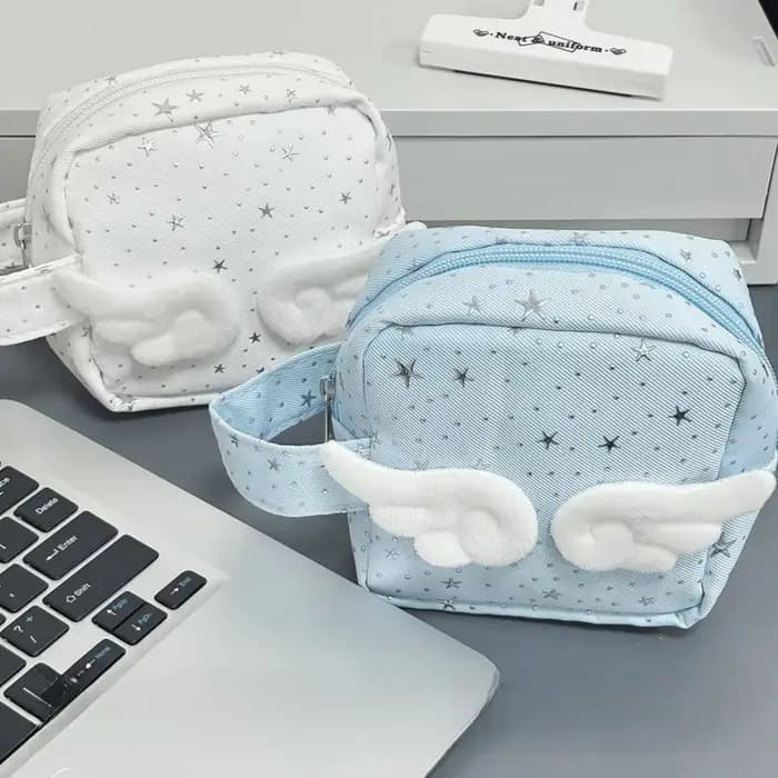 Mini trousse de maquillage pour femmes avec poignée