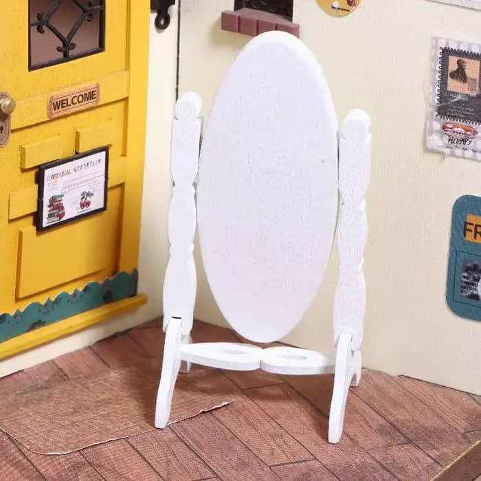 Mini miroir de Simulation pour maison de poupée 1:12