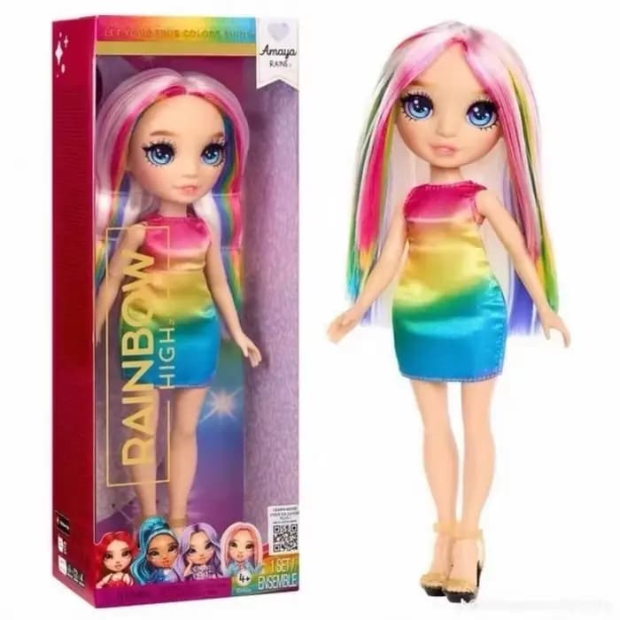 Figurine d'action MGA Rainbow High School Girl Anime Ruby Amaya, modèle de poupée, jouets de collection, ornements