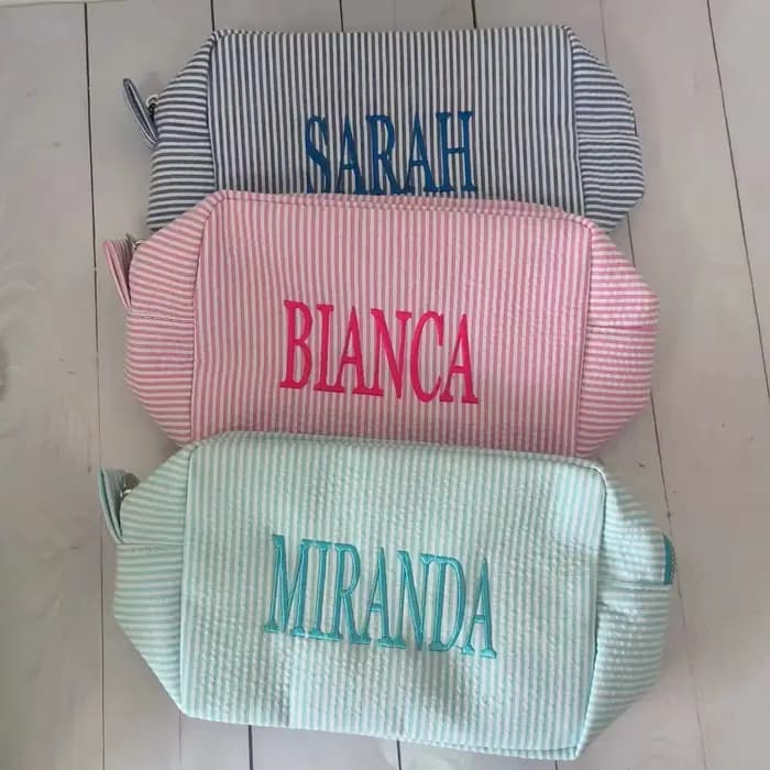 Sac de toilette personnalisé avec monogramme