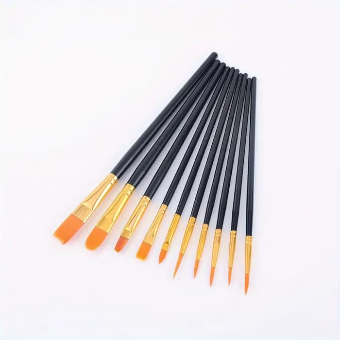 Ensemble de pinceaux en plastique