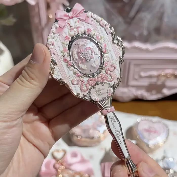 Miroir de poche Flower Know Bunny Garde Series