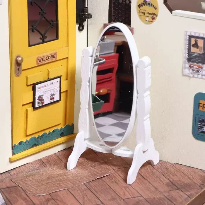 Mini miroir de Simulation pour maison de poupée 1:12