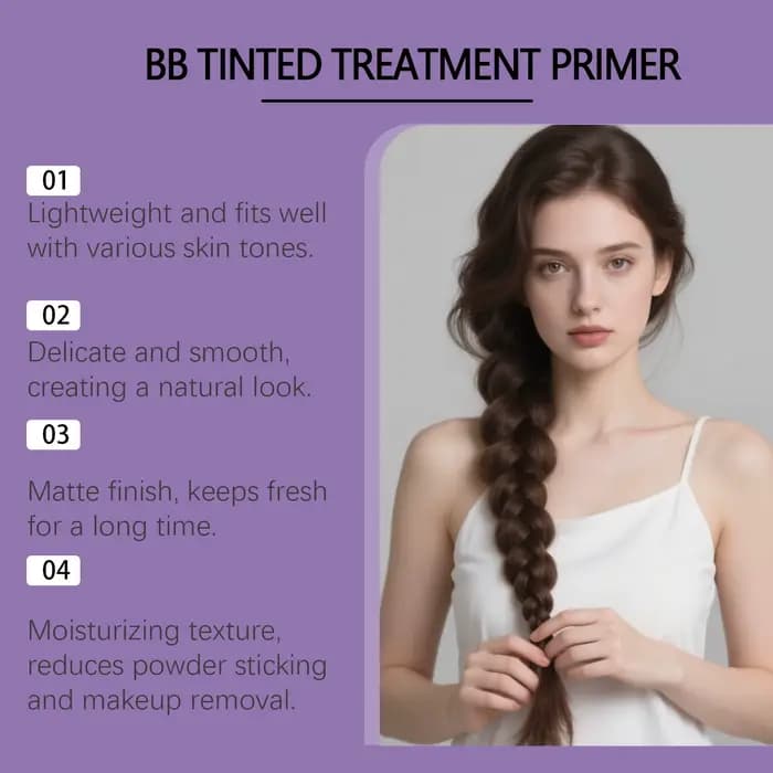 Kit Crème BB Écran Solaire Protection Efficace Contre le Soleil Contrôle du Sébum Couvre les Imperfections du Visage Maquillage Parfait Base de Teint