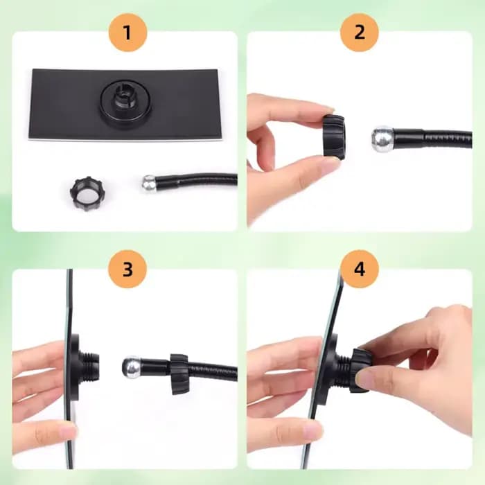 Miroir à clipser flexible 360 °