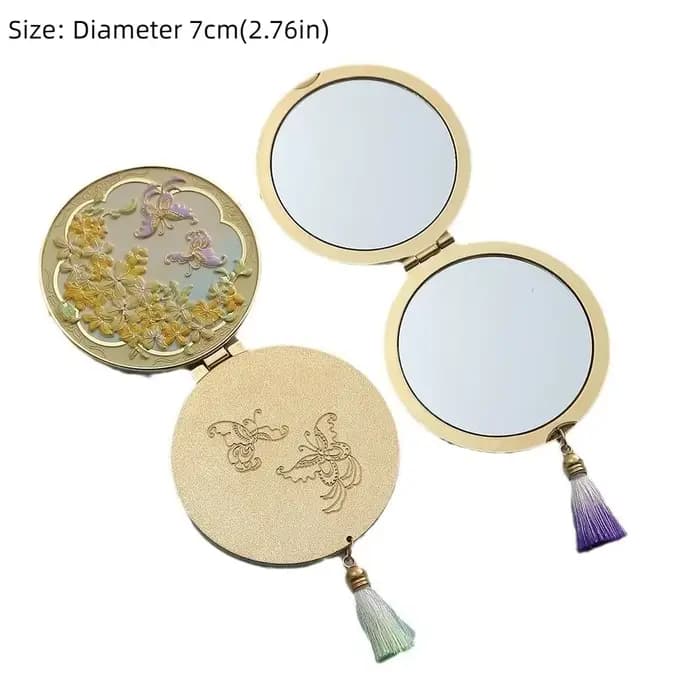 Miroir de maquillage pliable exquis