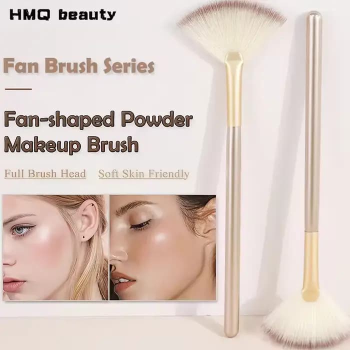 Brosse à reflets en forme d'éventail