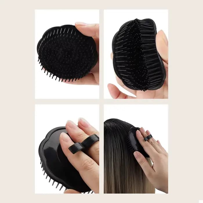 Brosse de massage du cuir chevelu pour le lavage et le soin des cheveux