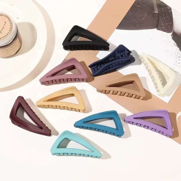 Pince à Cheveux Triangle Givrée pour Femme et Fille