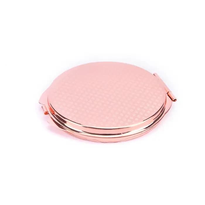 Miroir de maquillage rond grossissant compact