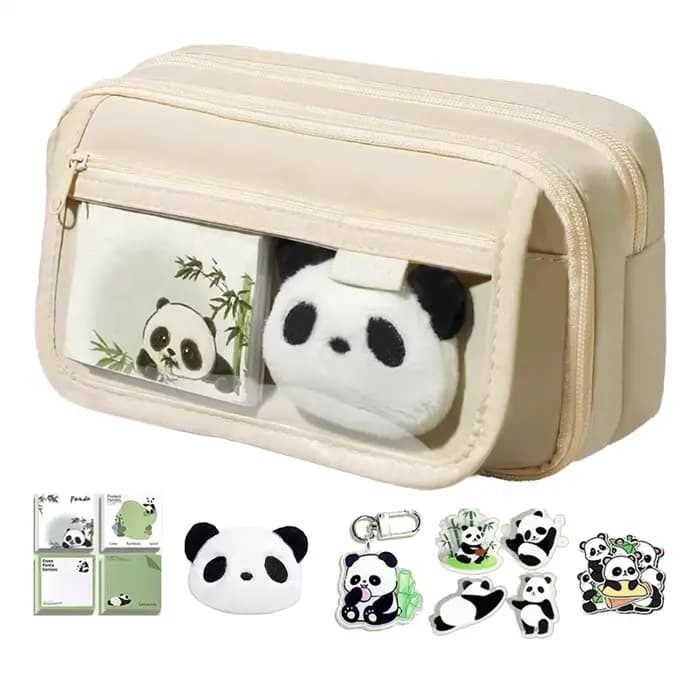 Trousse à crayons esthétique Panda