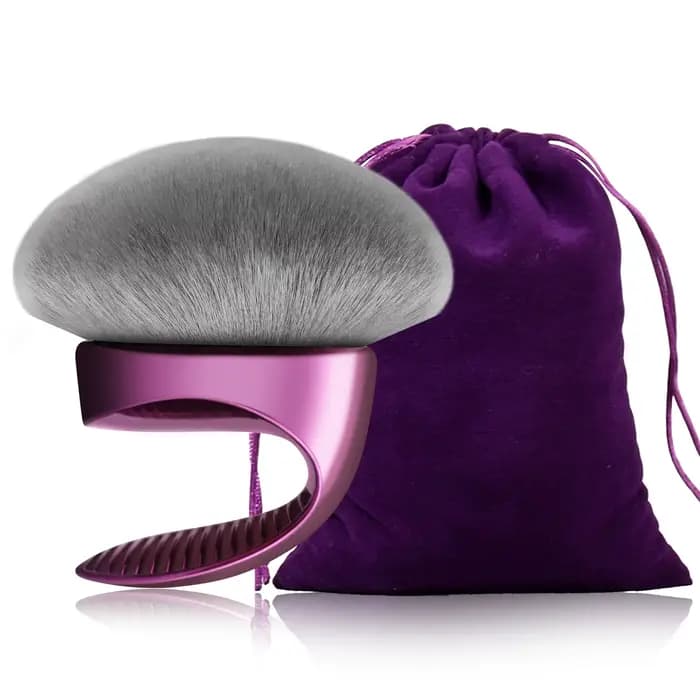 Pinceau correcteur grande taille de haute qualité, pinceau corporel Kabuki, outil cosmétique portable, grands pinceaux de maquillage semi-circulaires pour fond de teint