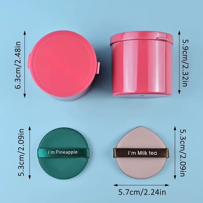 Ensemble d'éponges de maquillage 7 pièces