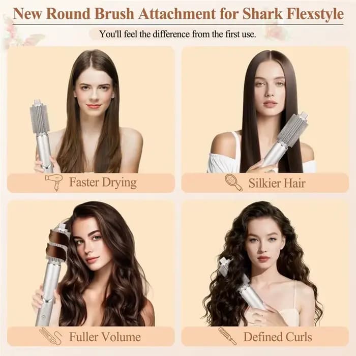 Brosse ronde ABBK pour Shark Flexstyle
