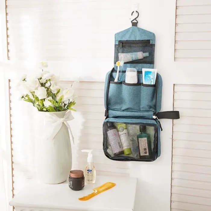 Trousse de toilette de voyage suspendue pour hommes et femmes