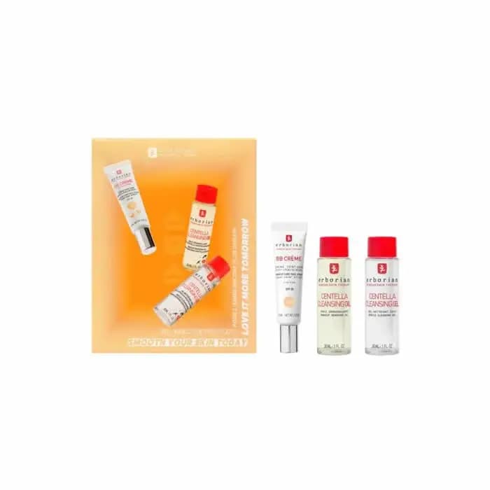 Erborian BB Crème Au Ginseng Nude Spf 20 15ml Coffret 3 Produits