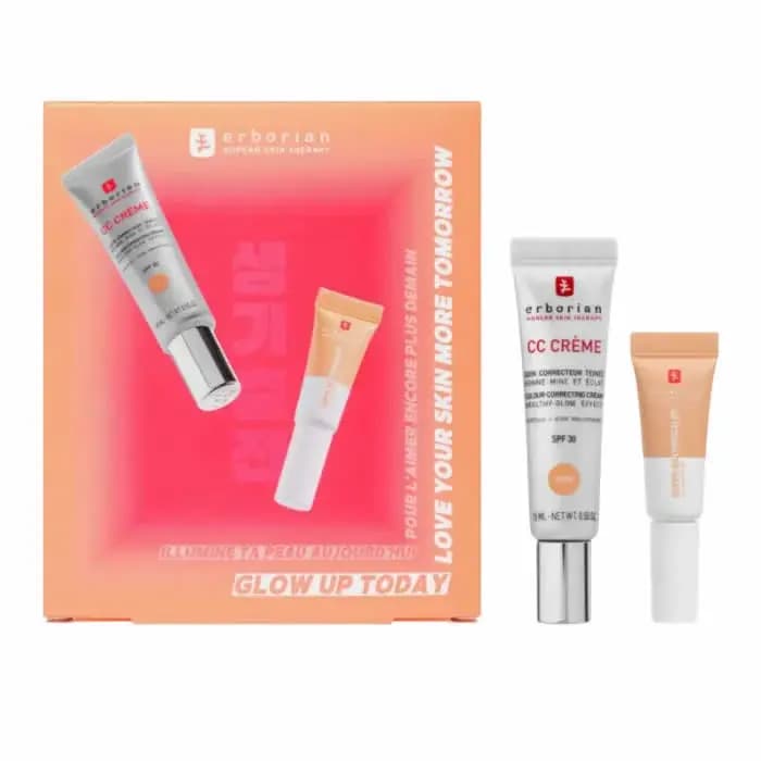 Erborian CC Crème Colour Correcting Cream Spf30 Doré 40ml Coffret 2 Produits