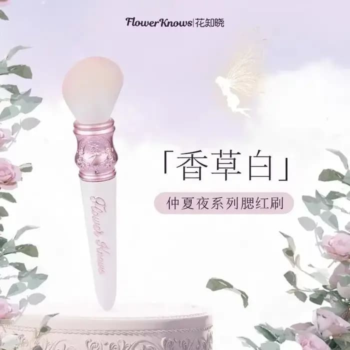 Flower Knows – pinceaux de maquillage pour contes de fées d'été, pour les yeux et le visage, pinceau