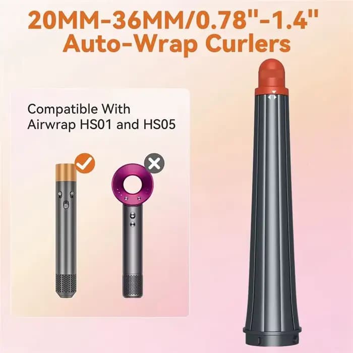 【GRATEFUL】Accessoires pour fer à friser Dyson Airwrap HS01 HS05, barils coniques longs 2 en 1, acces