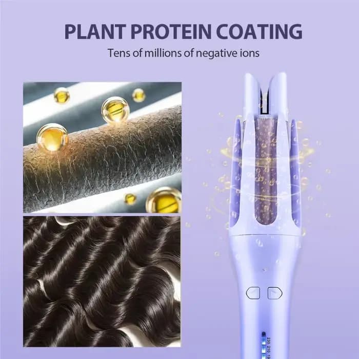 Bigoudi automatique 32MM rouleau à cheveux en céramique rotatif automatique fer professionnel baguet