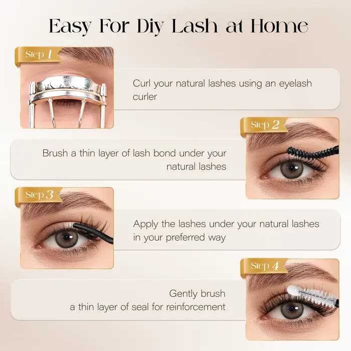 BEFER – colle pour cils 2 en 1, liaison et joint de cils + dissolvant de cils, adhésifs imperméables