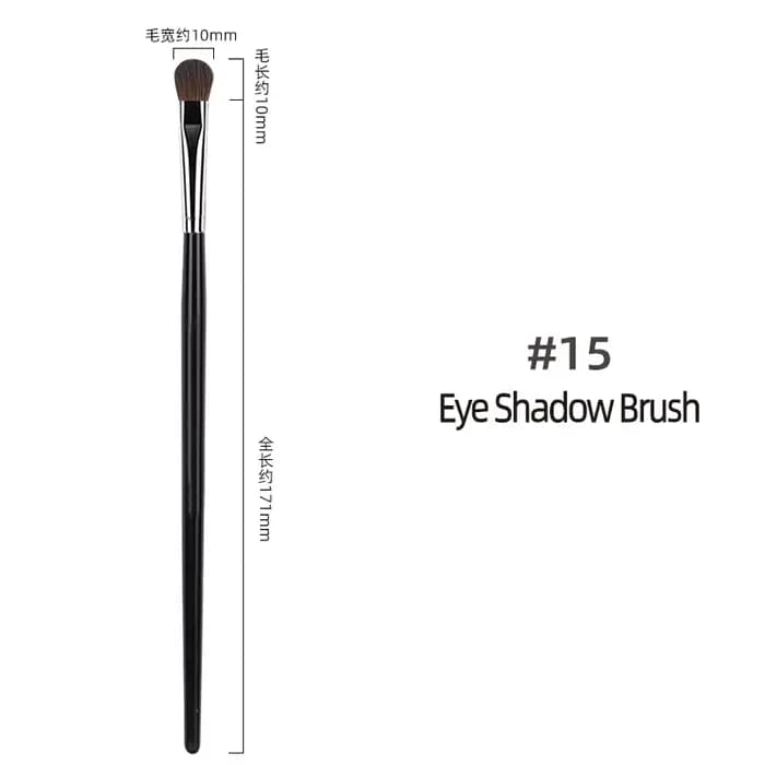 Sephora 15 pinceau de maquillage tête ronde fard à paupières brosse en bois massif professionnel oei