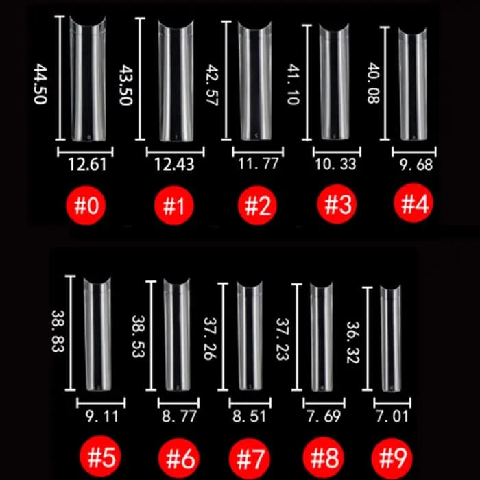 Embouts de cercueil longs et transparents, 120 pièces, pour Salons d'ongles en acrylique et Nail Art