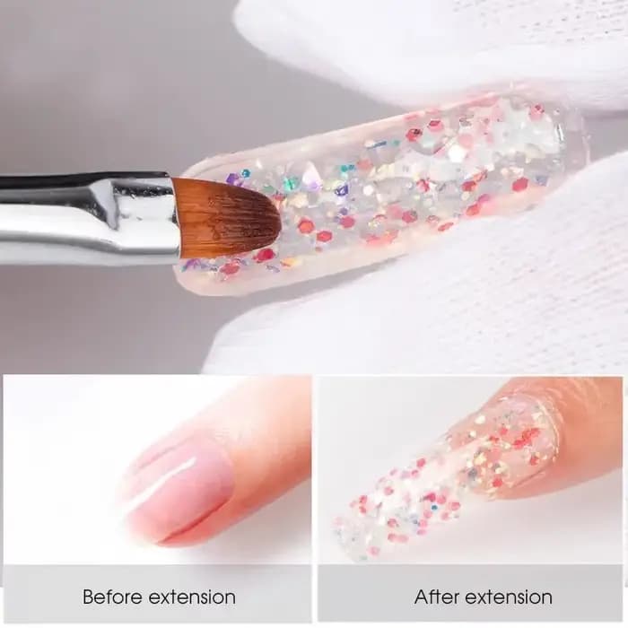 Gel pour ongles en Poly Extension, 15ml, Design de manucure acrylique, 24 couleurs, vernis UV, const